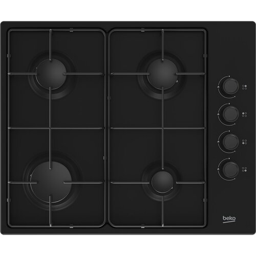 Beko HIBG64120SB ploča za kuhanje Crno Ugradbeni 60 cm Plin 4 zone(s) Cene