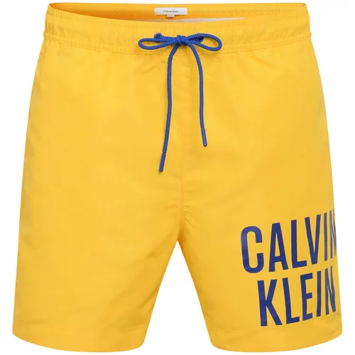 Calvin Klein Swimwear Kratke kopalne hlače marine / zlato-rumena