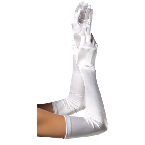 Leg Avenue Extra Long Satin Gloves 16B White Cijene
