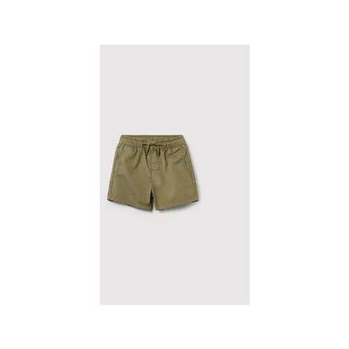 OVS Kratke hlače iz tkanine 1474489 Zelena Regular Fit