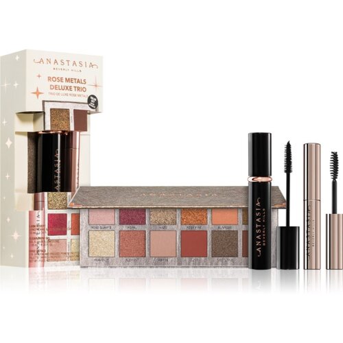 Anastasia Beverly Hills Rose Metals Deluxe Trio darilni set (za oči in obrvi) Cene