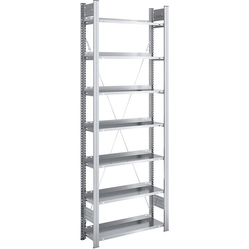 hofe Sestavljiv regal za dokumentacijo, pocinkan, višina regala 2350 mm, enostransko, osnovni regal, ŠxG 750 x 300 mm Cene