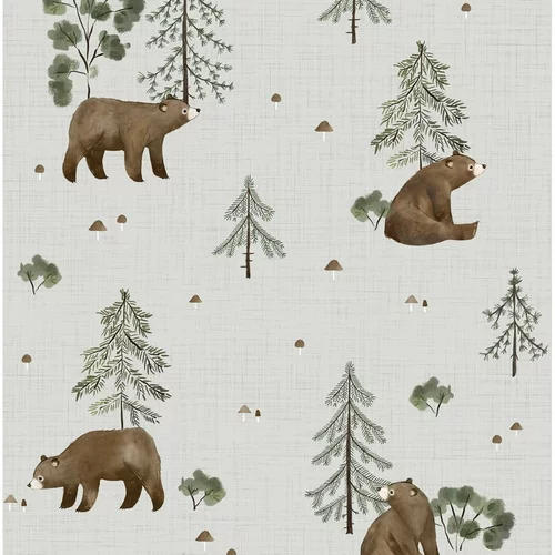 Lilipinso Dječja tapeta 10 m x 50 cm Mountain & Bears –