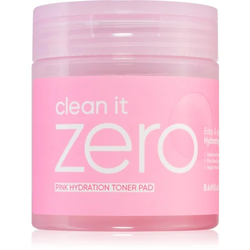 BANILA_CO clean it zero Pink Hydration Toner Pad tonizirajoče blazinice z vlažilnim učinkom 70 kos