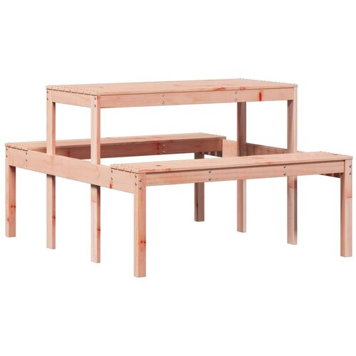 VidaXL stol za piknik 110 x 134 x 75 cm od masivne duglazije Slike
