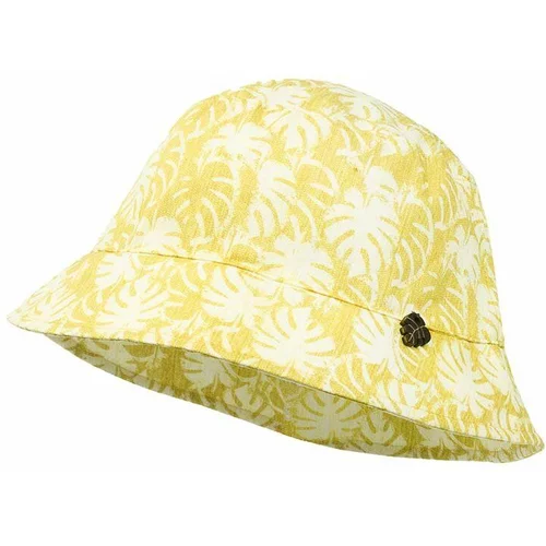 Jamiks Otroški bombažni klobuk GASPARD rumena barva