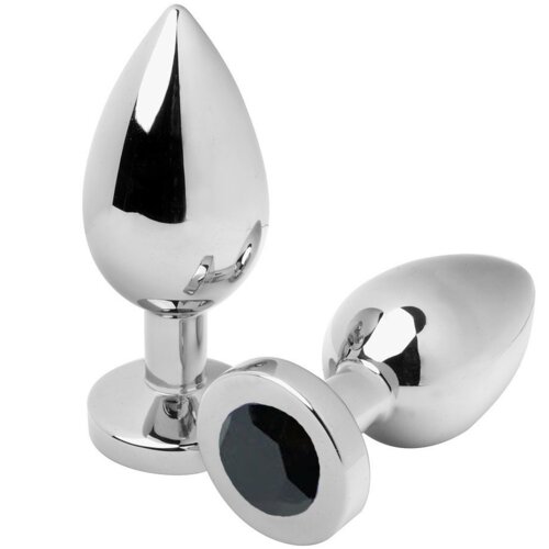 Metal Hard METALHARD ANAL PLUG DIAMOND BLACK SMALL 5.71CM Cene