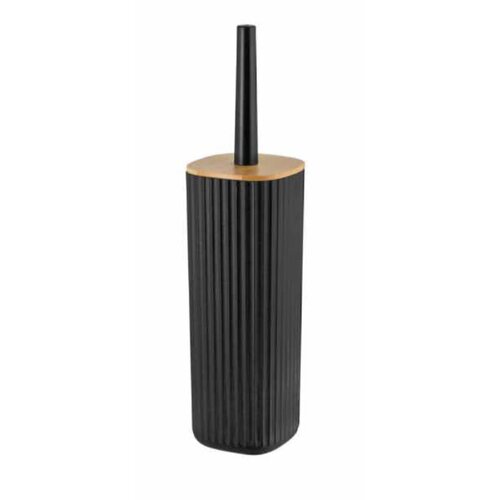 Wenko WC garnitura Rotello (črna, bambus) Cene
