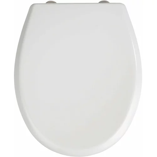 Wenko bijelo wc sjedalo s lakim zatvaranjem wenkoo gubbio, 44.5 x 37 cm