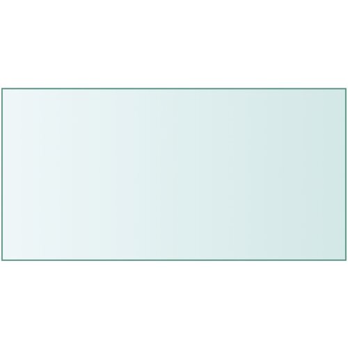 vidaXL Mizna plošča prozorna 50x100 cm kaljeno steklo Cene