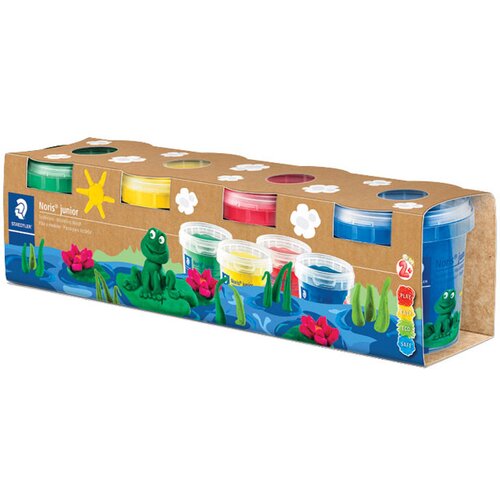 Staedtler Set mehak plastelin Noris Junior, osnovne barve, 4 kosi Cene