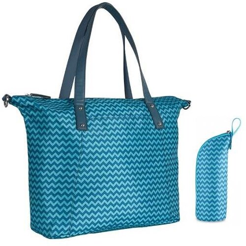 Baby Torba za mame+ termos Canpol Turquoise Cene
