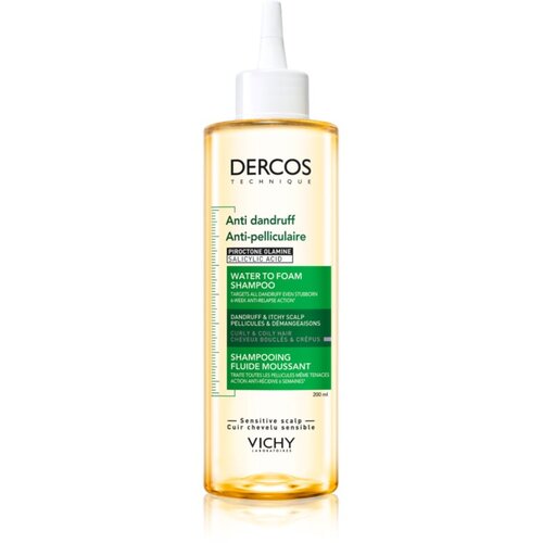 Vichy Dercos Water to Foam Shampoo &scaron;ampon protiv peruti za valovitu i kovrčavu kosu 200 ml Cijene