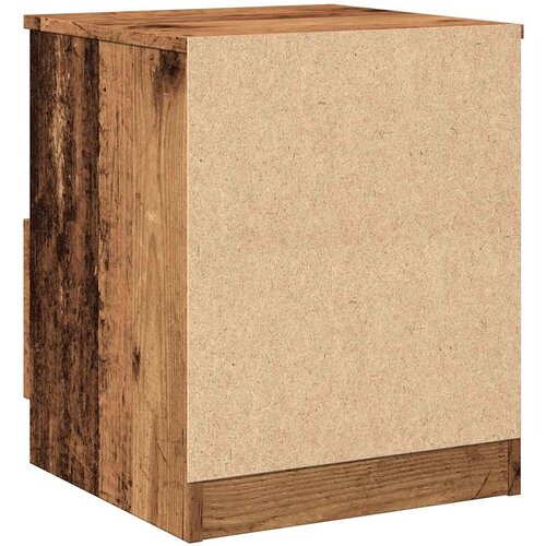  Noćni ormarići 2 kom Staro drvo 40x40x50 cm Konstruirano drvo Slike