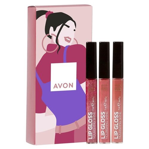 Avon ultra go glossy poklon set Slike