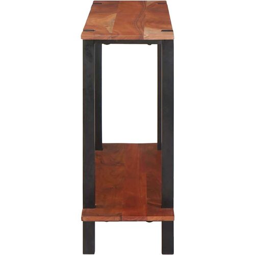 VidaXL Konzolni stol Smeđa 110 x 30 x 75 cm Masivno bagremovo drvo Slike