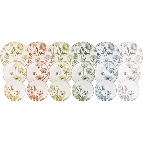 Tognana Servis za ručavanje Nova Coralie, 18 delova, &amp;Scaron;areni Slike