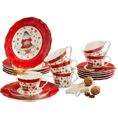XMAS KAVNI SERVIS New Bone China Cene