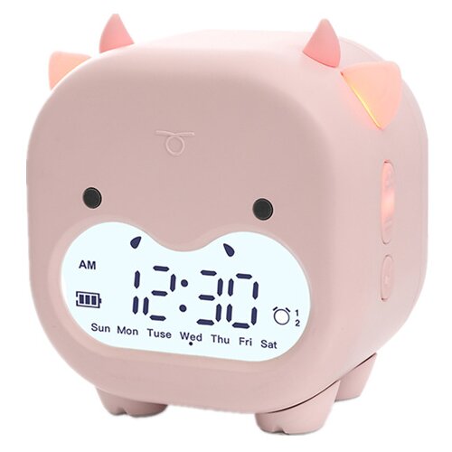 Generic Inteligentna budilka Stupid Cow Polnjenje preko USB-ja LED za merjenje časa Glasovno nadzorovana elektronska digitalna ura, (21125812) Cene