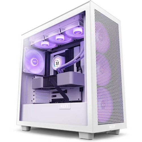 NZXT Ohi&amp;scaron;je iz belega kaljenega stekla Atx H7 Flow Rgb, (21408564) Slike