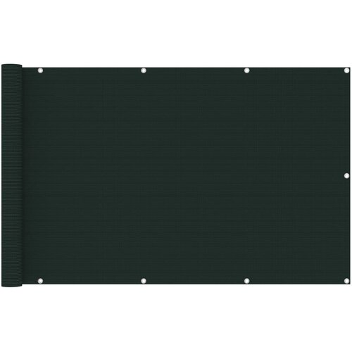 vidaXL balkonski zastor tamnozeleni 120 x 600 cm HDPE Cene