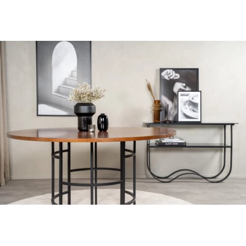 Furniture Fashion Copenhagen okrugli blagovaonski stol ⌀140 cm, smeđi Cijene