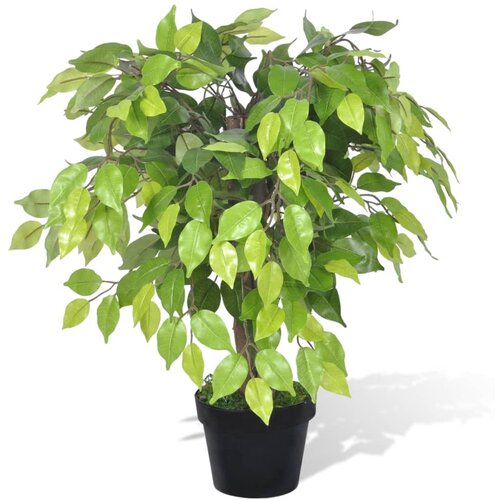 VidaXL Umjetno patuljasto stablo fikusa s teglom 60 cm Slike