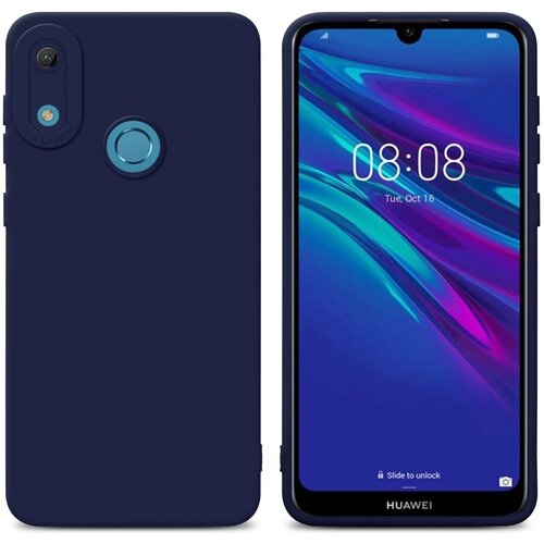 case, združljiv s huawei v tekoči temno modri barvi - zaščitni pokrov iz fleksibilnega silikona tpu, (20591342) Cene