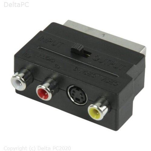 Valueline Adapter Scart m - 3xRCA + S-VHS z sa prekidacem Cijene