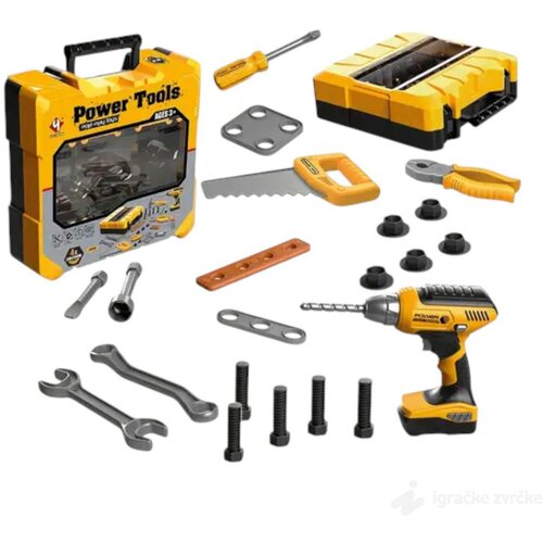RAZNO Alat u koferu sa busilicom POWER TOOLS Cene
