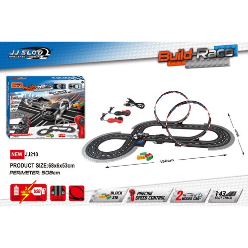 Staza s autićima za igru JJ210 - Build Race Cijene