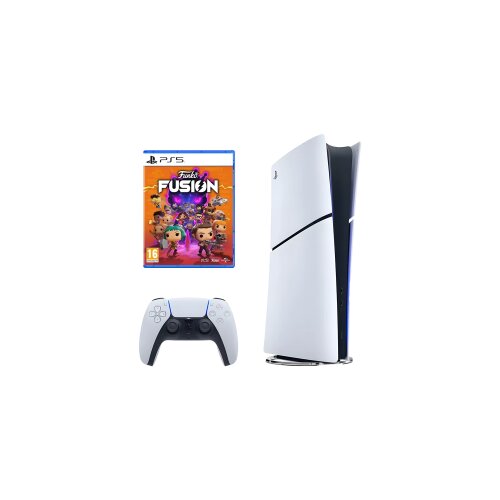 Sony Slim E chassis + Funko Fusion PS5 (disk Slike