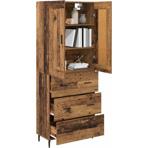  Highboard 2 kom. Staro drvo 69,5 x 34 x 180 cm Slike