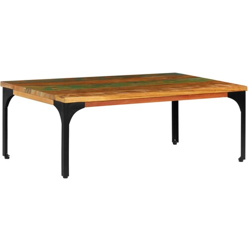 Maison Chic Klubska mizica - kavna mizica - Nizka mizica 100x60x35 cm trden predelan les, (21754282) Cene