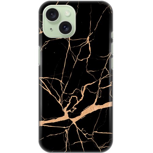 Torbica silikonska print za iphone 15 6.1 all black Slike