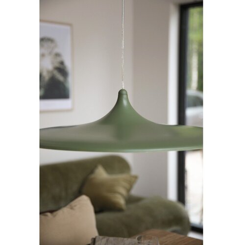 Marksl&amp;ouml;jd Zelena metalna LED viseća svjetiljka s mogućnosti zatamnjivanja &amp;oslash;57x13 cm Beam &amp;ndash; Slike