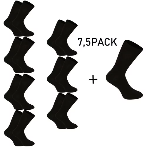 Nedeto 7.5PACK Socks High Bamboo Black