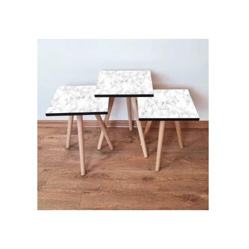 Hanah home Set 3 stočića 3Shp255 White Cene