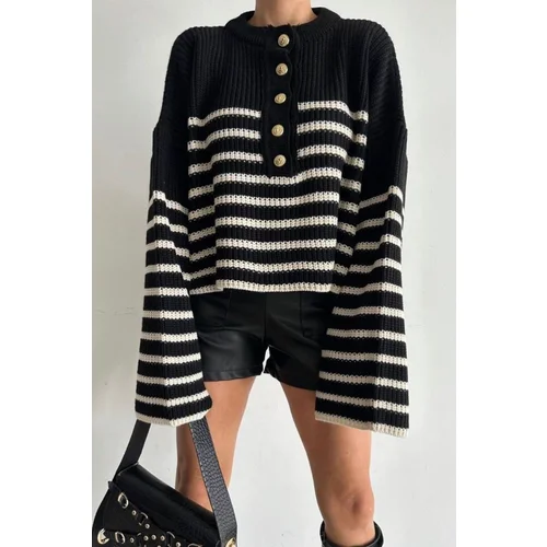 Madmext Sweater - Black - Oversize