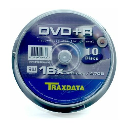 Traxdata MED DVD disk TRX DVD+R 4.7GB C10 0232493 Slike