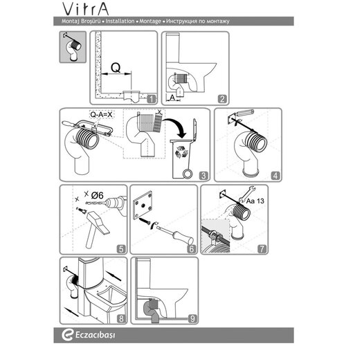 Vitra 312524 Vario priključno koleno za WC &amp;scaron;koljko Slike