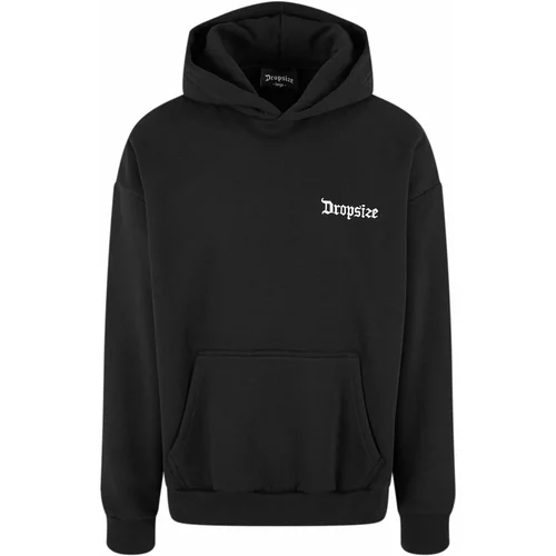 Dropsize Sweater majica crna / bijela