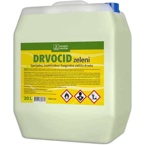 Iskra Impregnacija za drvo Drvocid zeleni 20 l Slike