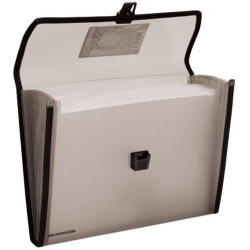 Foldermate Mapa harmonika A4 s 12 pregrada, Pop Gear F154-S, crna Slike