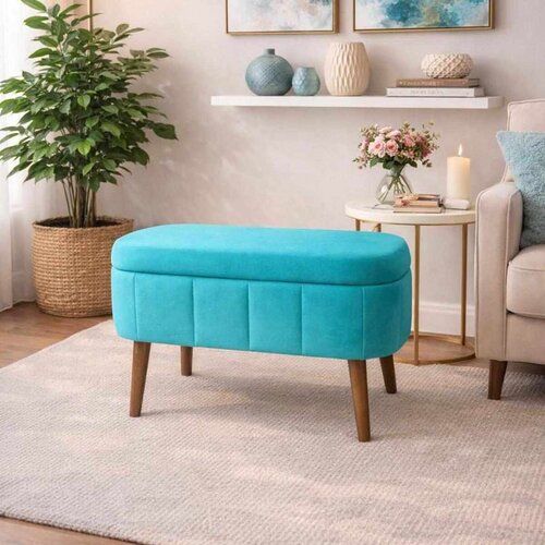 Atelier Del Sofa Mini Oslo - Turquoise Turquoise Pouffe Cene