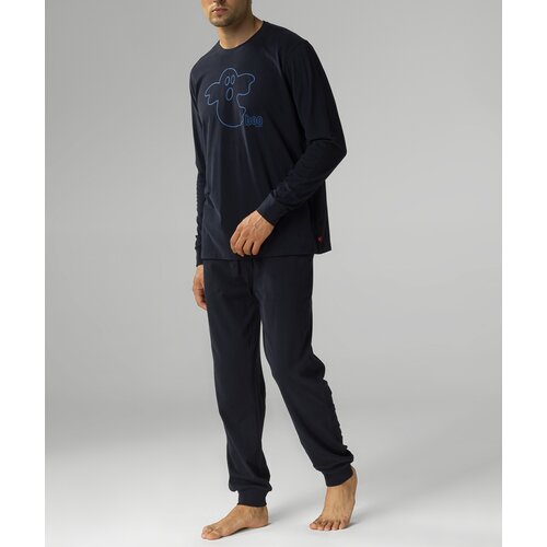 Atlantic Men's Pajamas - Navy Blue Cijene