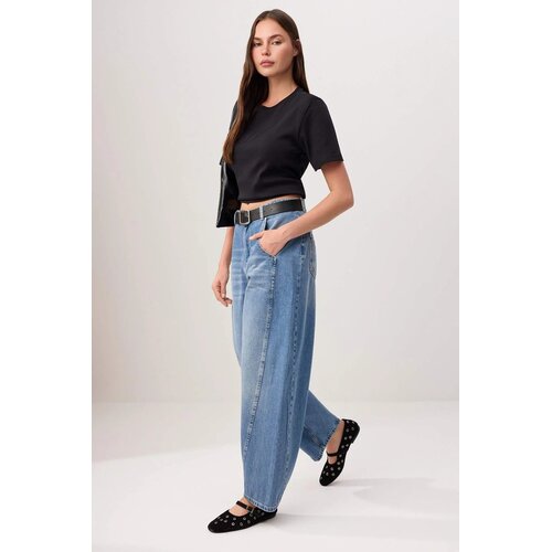 TRENDYOLMILLA ženske pantalone Twoss26Je00294, plava Cene