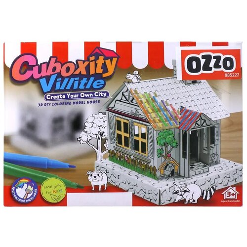 Ozzo Cuboxity, kreativni set za slikanje, kuća Slike