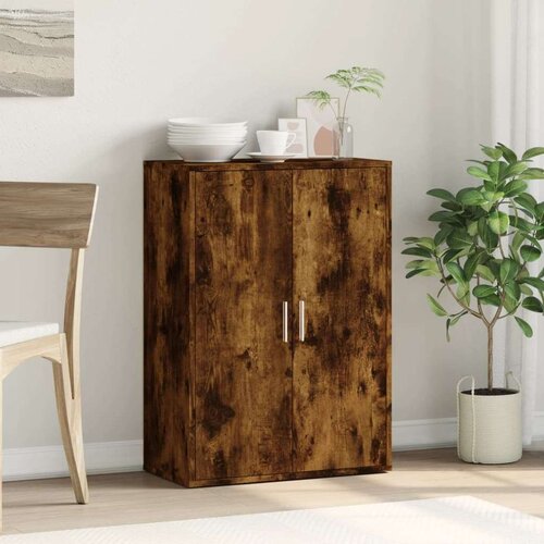 VidaXL Komoda boja dimljenog hrasta 60x31x84 cm konstruirano drvo Slike