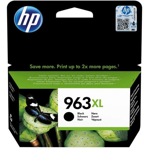 HP 963XL High Yield Black Original Ink Cartridge 3JA30AE ketridž Slike